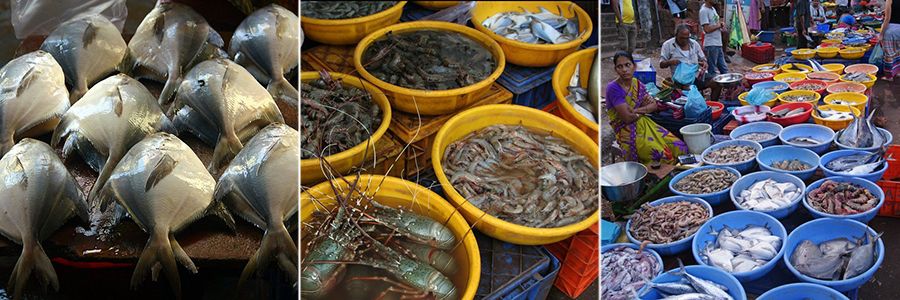 рыбный рынок Гоа, фиш маркет Гоа