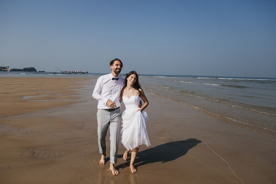 море и свадьба на пляже