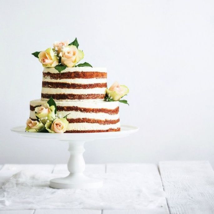 модный свадебный торт